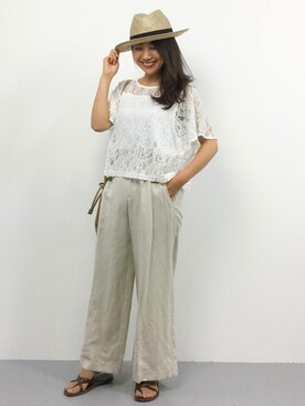 natsuさん（レディース・155cm）の夏コーディネート