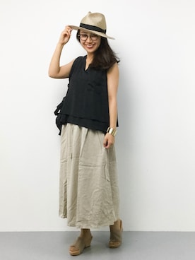 natsuさん(レディース・155cm)の夏コーディネート
