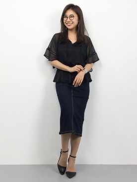 natsuさん（レディース・155cm）の夏コーディネート