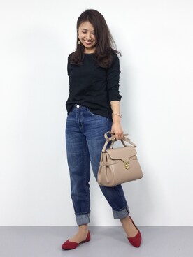 「フレンチカジュアル」｜natsuさん（レディース・155cm）の夏コーディネート