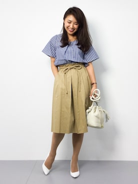 natsuさん（レディース・155cm）の夏コーディネート