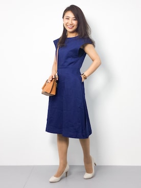 「PARADIS COULEUR（パラディクルール）のアイテム」を使った、natsuさん（レディース・155cm）の夏コーディネート