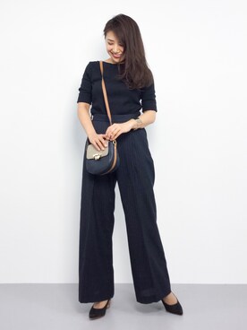 「Carlie e felice（カーリーエフェリーチェ）のアイテム（パンプス）」を使った、natsuさん（レディース・155cm）の夏コーディネート