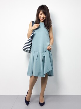 ワンピースを使った パステルブルー のコーディネート一覧 ユーザー ショップスタッフ Wear