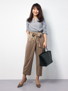 「dimorphotheca（ディモルフォセカ）のアイテム」を使った、natsuさん（レディース・155cm）の秋コーディネート