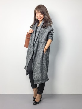 「abcdevol（エービーシーディーイーボル）のアイテム」を使った、natsuさん（レディース・155cm）の秋コーディネート