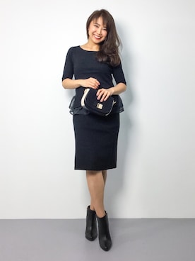 「N.（N. Natural Beauty Basic）（エヌエヌナチュラルビューティーベーシック）のアイテム（ブーティ）」を使った、natsuさん（レディース・155cm）の秋コーディネート