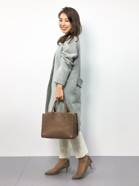 「ILIMA（イリマ）のアイテム」を使った、natsuさん（レディース・155cm）の秋コーディネート