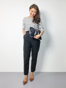 「動物モチーフ」｜「アイテム（パンプス）」を使った、natsuさん（レディース・155cm）の秋コーディネート