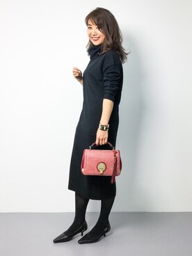 「Ameri（アメリ）のアイテム（シューズ）」を使った、natsuさん（レディース・155cm）の秋コーディネート