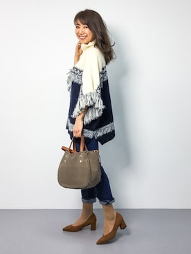 「PLAIN CLOTHING（プレーンクロージング）のアイテム（パンプス）」を使った、natsuさん（レディース・155cm）の秋コーディネート