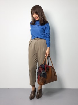 「Accessorize（アクセサライズ）のアイテム」を使った、natsuさん（レディース・155cm）の冬コーディネート