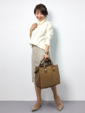 natsuさん(レディース・155cm)の冬コーディネート