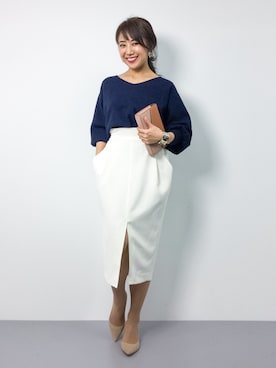 natsuさん（レディース・155cm）の冬コーディネート