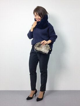 natsuさん（レディース・155cm）の冬コーディネート