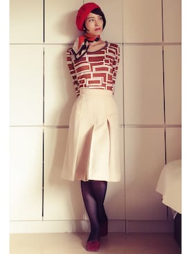 「WAG（ワグ）のアイテム」を使った、caedeさん（レディース・167cm）の夏コーディネート