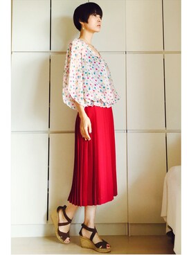 caedeさん（レディース・167cm）の夏コーディネート