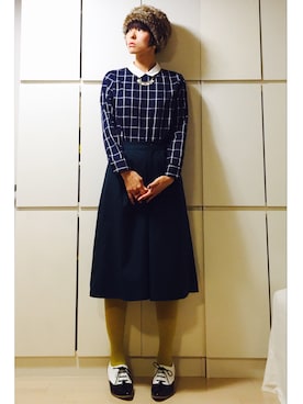 caedeさん（レディース・167cm）の秋コーディネート