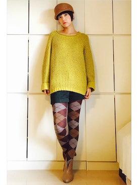 「maca（マカ）のアイテム」を使った、caedeさん（レディース・167cm）の秋コーディネート