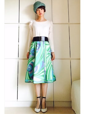 caedeさん（レディース・167cm）の夏コーディネート