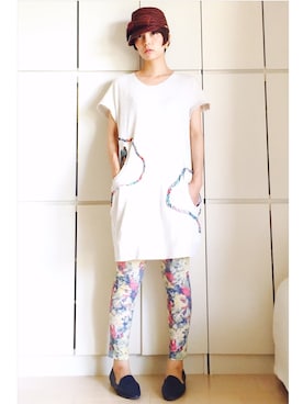 caedeさん（レディース・167cm）の夏コーディネート