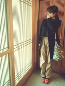 minaさん（レディース・158cm）の冬コーディネート