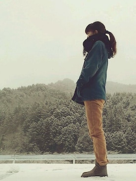 minaさん（レディース・158cm）の冬コーディネート