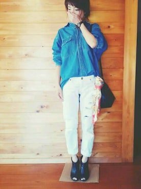 minaさん（レディース・158cm）の春コーディネート