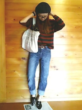 minaさんの（AZUL by moussy | アズールバイマウジー）を使ったコーディネート