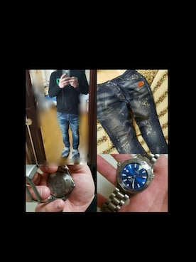 「DSQUARED2（ディースクエアード）のアイテム（その他パンツ）」を使った、Kmsmmさん（メンズ・163cm）の春コーディネート