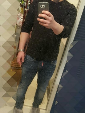 「DSQUARED2（ディースクエアード）のアイテム（その他パンツ）」を使った、Kmsmmさん（メンズ・163cm）の春コーディネート