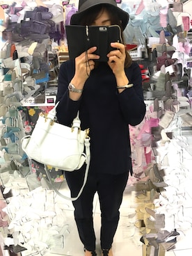 「Mila Owen（ミラオーウェン）のアイテム（サロペット/オーバーオール）」を使った、miyukiさん（レディース・157cm）の春コーディネート
