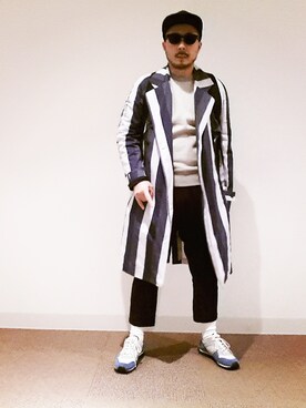 「umit benan（ウミットベナン）のアイテム（ジャケット/アウター）」を使った、FATTY⭐️さん（メンズ・174cm）の冬コーディネート