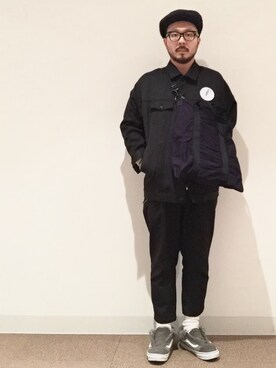 「EN ROUTE（アンルート）のアイテム（その他アウター）」を使った、FATTY⭐️さん（メンズ・174cm）の秋コーディネート