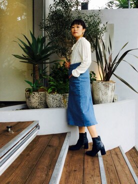 「ボウタイ」｜chieさん（レディース・147cm）の秋コーディネート