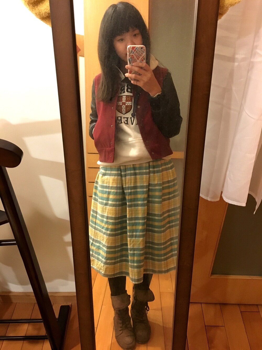 「SM2のアイテム（スカート、その他）」を使った、ひこみさん（レディース・164cm）の冬コーディネートの1枚目の写真
