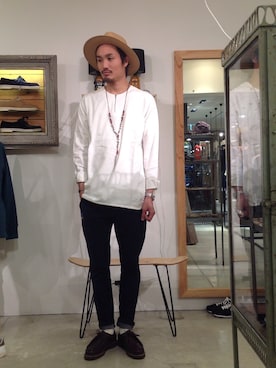 「T&Y（ティーアンドワイ）のアイテム（アクセサリー）」を使った、rehacerさん（メンズ・174cm）の春コーディネート