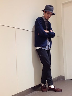 「TROVE（トローヴ）のアイテム」を使った、rehacerさん（メンズ・174cm）の秋コーディネート