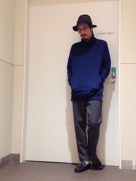 「TROVE（トローヴ）のアイテム」を使った、rehacerさん（メンズ・174cm）の秋コーディネート