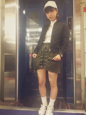 かほてぃさん（レディース・162cm）の秋コーディネート