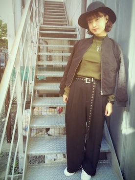 かほてぃさん（レディース・162cm）の秋コーディネート