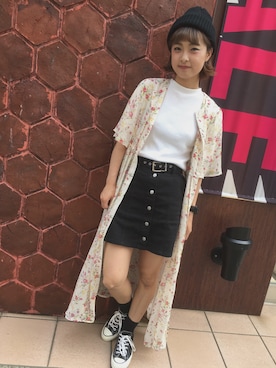 かほてぃさん（レディース・162cm）の春コーディネート