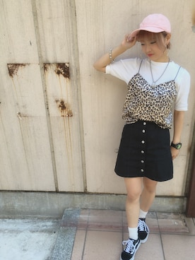 かほてぃさん（レディース・162cm）の夏コーディネート