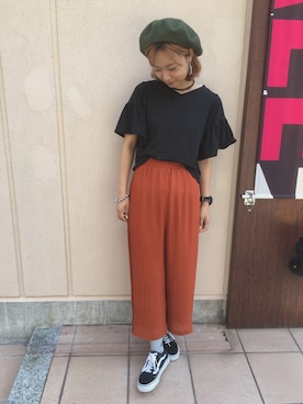 「アイテム（チョーカー）」を使った、かほてぃさん（レディース・162cm・20代）の夏コーディネート