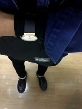 「アイテム（腕時計、ブルー系）」を使った、Tさん（メンズ・181cm）の秋コーディネート