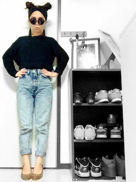 「ネコミミ」｜「アイテム（アクセサリー）」を使った、babymacoさん（レディース・148cm）の秋コーディネート