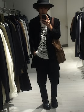 「SHAREEF（シャリーフ）のアイテム（その他シューズ）」を使った、KOUHEIさん（メンズ・166cm）の秋コーディネート