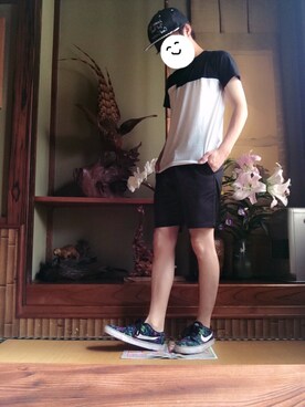 「BACK NUMBER（バックナンバー）のアイテム（キャップ）」を使った、ともきさん（メンズ・174cm）の夏コーディネート