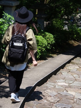 「アイテム（タンクトップ）」を使った、ひさん（レディース・156cm）の夏コーディネート