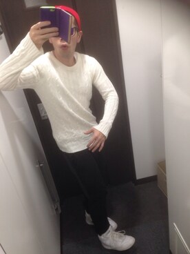 「白と黒」｜t2pさん（メンズ・171cm）の秋コーディネート